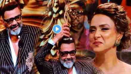 bobby deo receives best villain award in iffa 2024