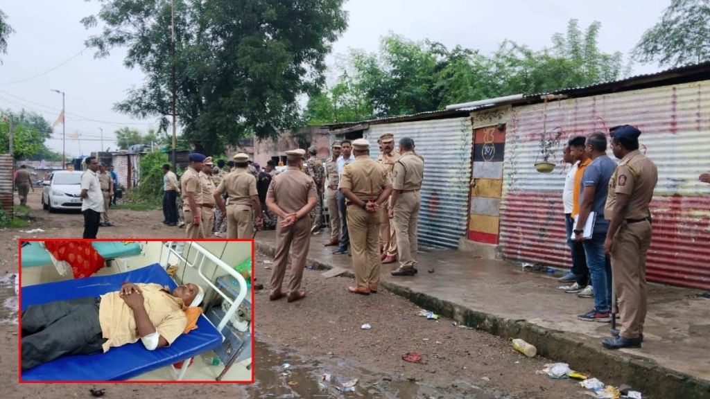 criminal attacked on police with sword and police opened fire