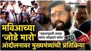 Chief Minister Eknath Shindes slams mahavikas aghadi over the agitation in mumbai