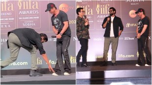 Rana Daggubati touches Shah Rukh Khan and Karan Johar's feet