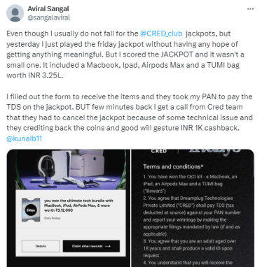CRED Friday Jackpot