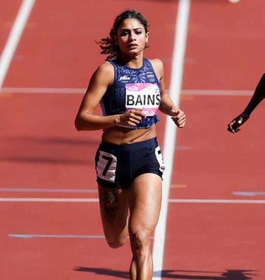 harmilan bains instagram, harmilan bains parents, hamilan bains medals