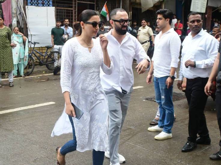 Malaika Arora's father funeral