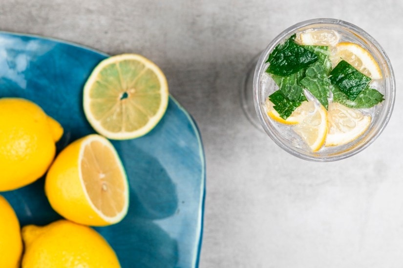 Lemon water for digestion