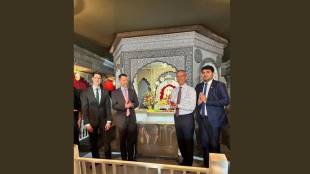 US Ambassador HE Eric Garcetti and Consul General Mike Hankey visited mumbai keshav ji naik chawls ganeshotsav