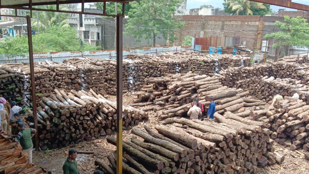 Illegal stock of Khair seized in Nandurbar district