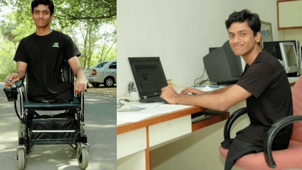 success story of Naga Naresh who lost his legs cracked iit jee and now working with google