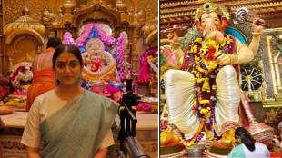 rinku rajguru lalbaug raja darshan photos