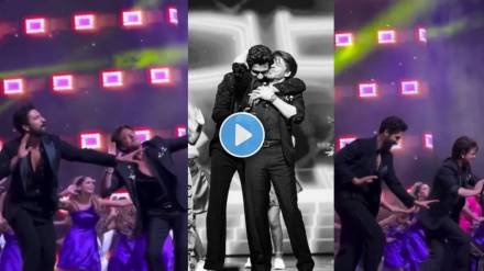 vicky kaushal and shahrukh khan dances on mere mehboob mere sanam song