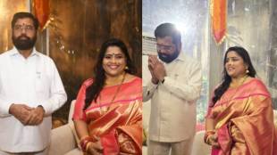 vishakha subhedar visits cm eknath shinde and house for ganesh Utsav