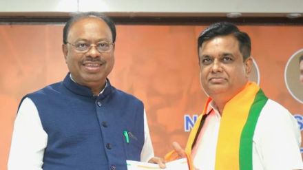 tate president of Prahar Jan Shakti Party Anil Gawande joined BJP tate president of Prahar Jan Shakti Party Anil Gawande joined BJP