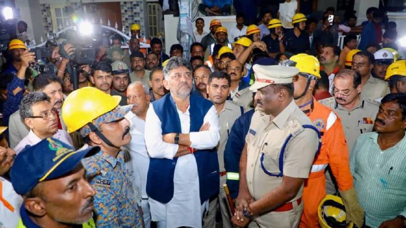 under construction building collapses in Bengaluru five dead search ...