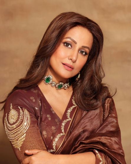 Hina Khan Saree Look