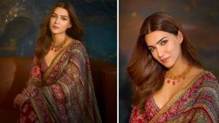 Kriti Sanon saree look