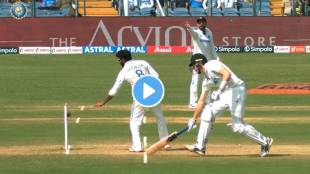 IND vs NZ Ravindra Jadeja cleverly run out William O Rourke in Pune test