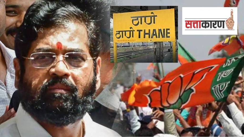 bjp dominance in cm Eknath shinde s thane