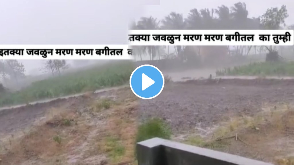 lightening strike on front of man while he shooting in mobile shocking video goes viral on social media lightening strike on front of man while he shooting in mobile shocking video goes viral on social media