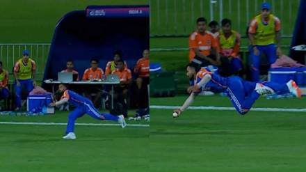 IND vs PAK Ramandeep Singh Takes Stunning One Handed Catch Near Boundary Line Watch Video India A V Pakistan A Emerging Aisa Cup 2024