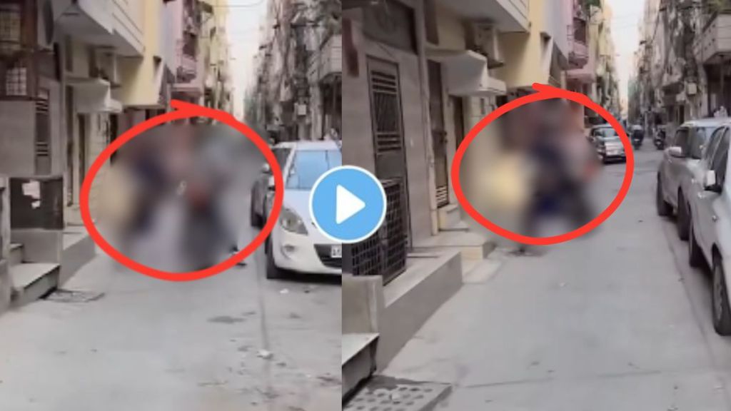 Young Man Teaches Lesson to Boy Harassing Girl on the Street Young Man Teaches Lesson to Boy Harassing Girl on the Street