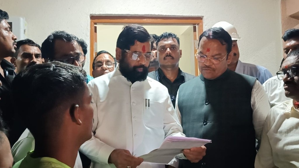 Chief Minister Eknath Shinde testimony regarding Irshalwadi displaced houses