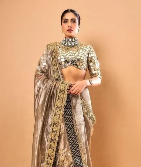 bhumi pednekar saree styling