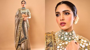 bhumi pednekar saree styling