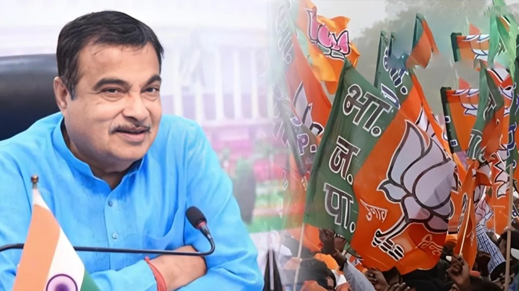Discussion of Nitin Gadkari absence from BJP victory rally in Delhi
