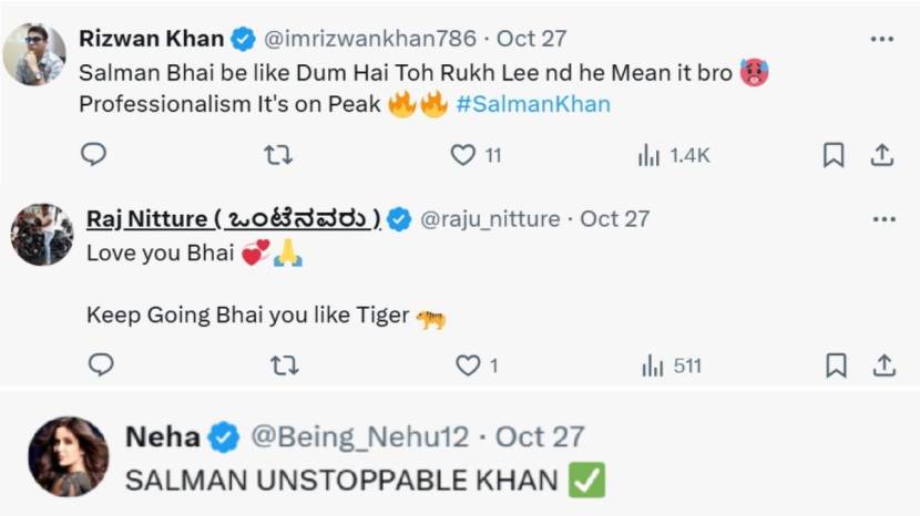 salman khan fans comment on his post
