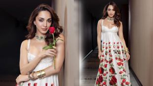 Kiara Advani's elegance in Rose dress outfit, A tribute to Rohit Bal