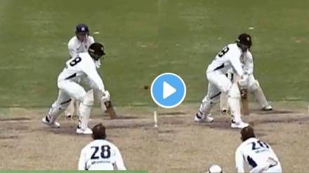Ashton Agar batting with one hand video viral Ashton Agar batting with one hand video viral