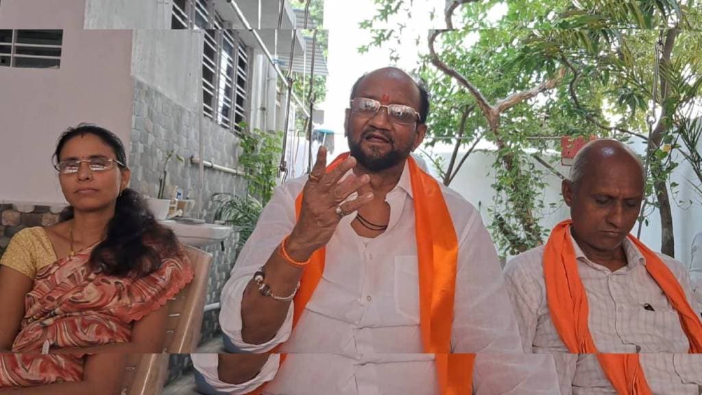 Sale of Jagannath Baba Sansthans land without permission Former MLAs allege against Mahavikas Aghadi candidate Sale of Jagannath Baba Sansthans land without permission Former MLAs allege against Mahavikas Aghadi candidate