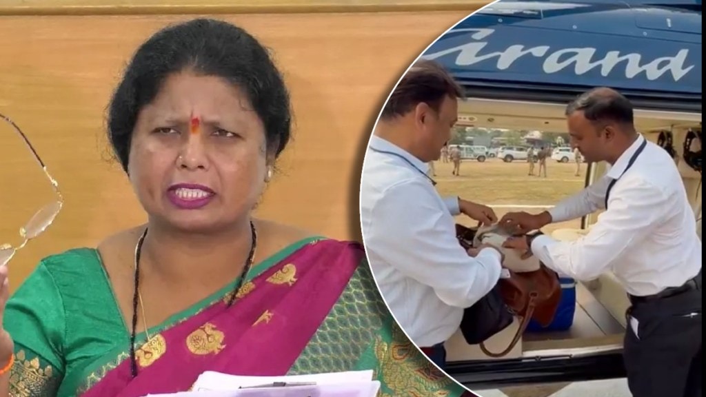 sushma andhare on uddhav thackeray bag checking sushma andhare on uddhav thackeray bag checking