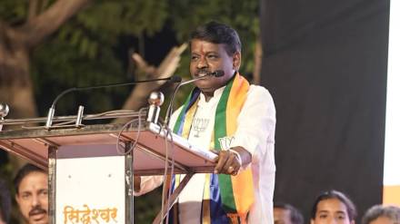 BJP Candidate Sunil Kamble, Sunil Kamble,