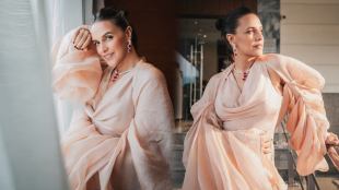 Actress Neha Dhupia shares stunning look on social media for 'Limelight Diamonds' store launch event