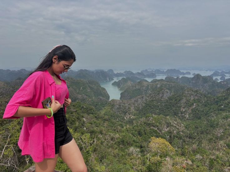 Vidula Chougule Vietnam Vacation Red Bikini Look