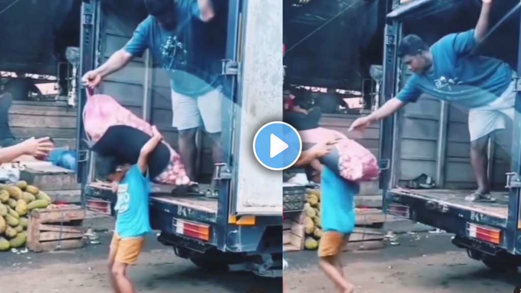 Emotional Video of a little boy working hard to fill his stomach viral video on social media Emotional Video of a little boy working hard to fill his stomach viral video on social media