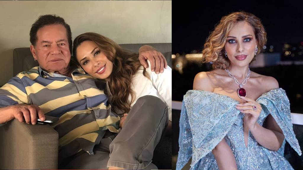 lulia vantur give birthday wishes to salim khan lulia vantur give birthday wishes to salim khan
