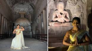 madhuri pawar ajintha Caves photoshoot