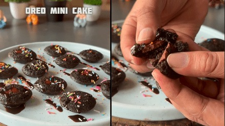 oreo mini cake recipe easy recipe of oreo biscuit oreo mini cake recipe easy recipe of oreo biscuit