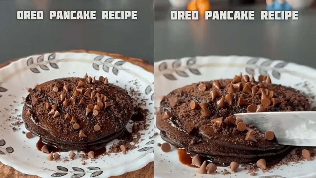 Oreo pancake recipe easy cake recipe at home Oreo pancake recipe easy cake recipe at home