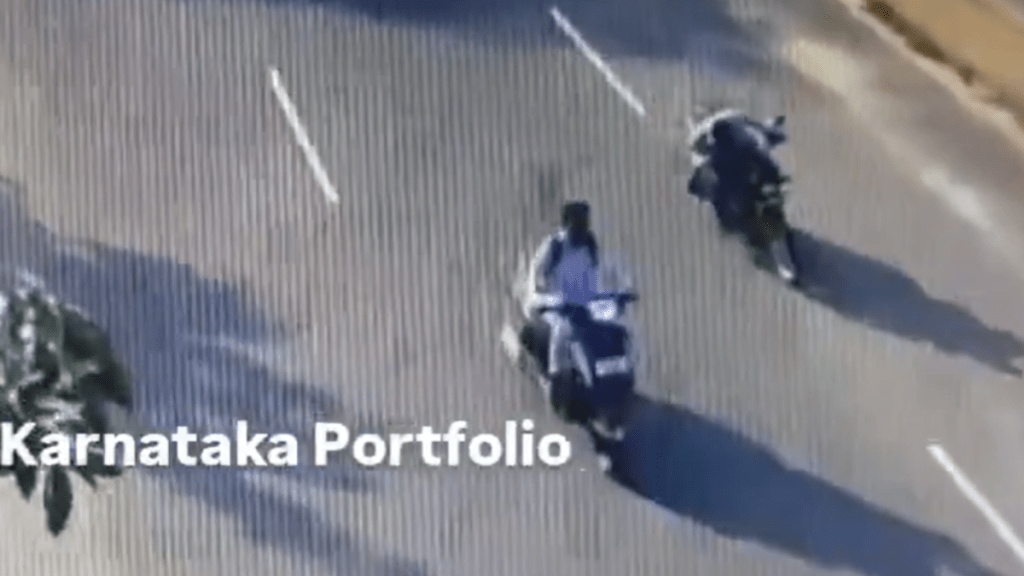 A biker suffered a heart attack on a busy road Video of the thrilling accident goes viral A biker suffered a heart attack on a busy road Video of the thrilling accident goes viral