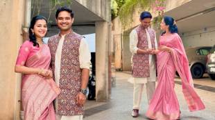 aai kuthe kay karte fame Abhishek Deshmukh share beautiful photos with wife krutika deo