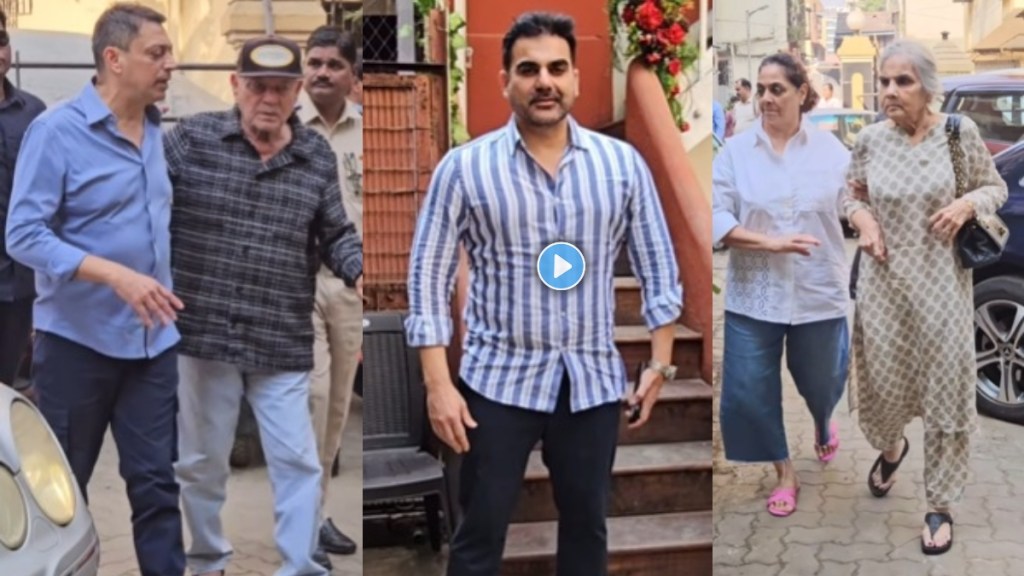 Arbaaz Khan at Ex Wife Malaika arora new restaurant Arbaaz Khan at Ex Wife Malaika arora new restaurant