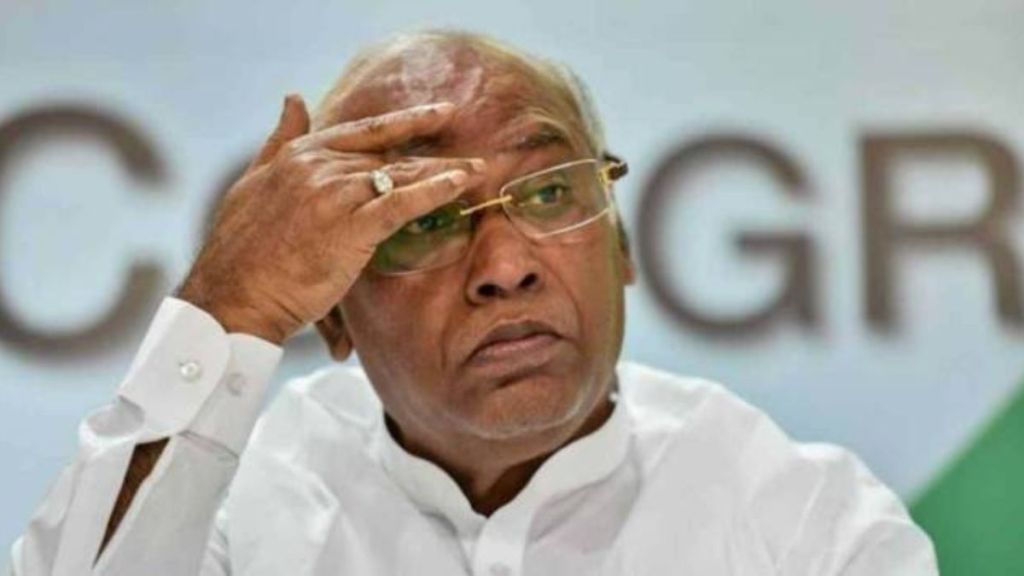 Image of Congress leader Mallikarjun Kharge Image of Congress leader Mallikarjun Kharge