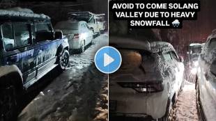 himachal Manali heavy snowfall shocking video
