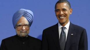 Obama and Manmohan Sing