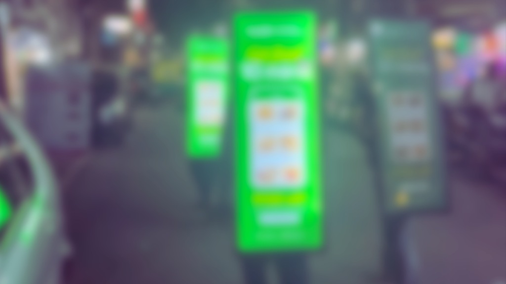 Men walking with billboard of food delivery app in Bengaluru netizens not amused by marketing campaign