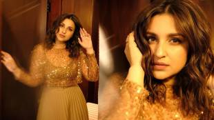 Parineeti Chopra shares golden outfit on social media