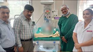 woman from tribal area of ​​Shahapur gave birth to baby weighing 400 grams at Thane District Hospital