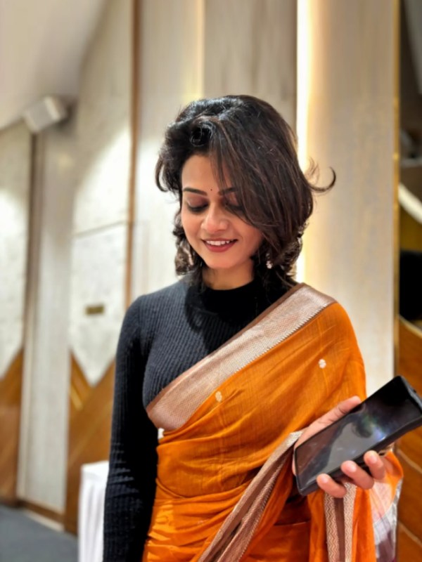 Purva Kaushik Saree Look